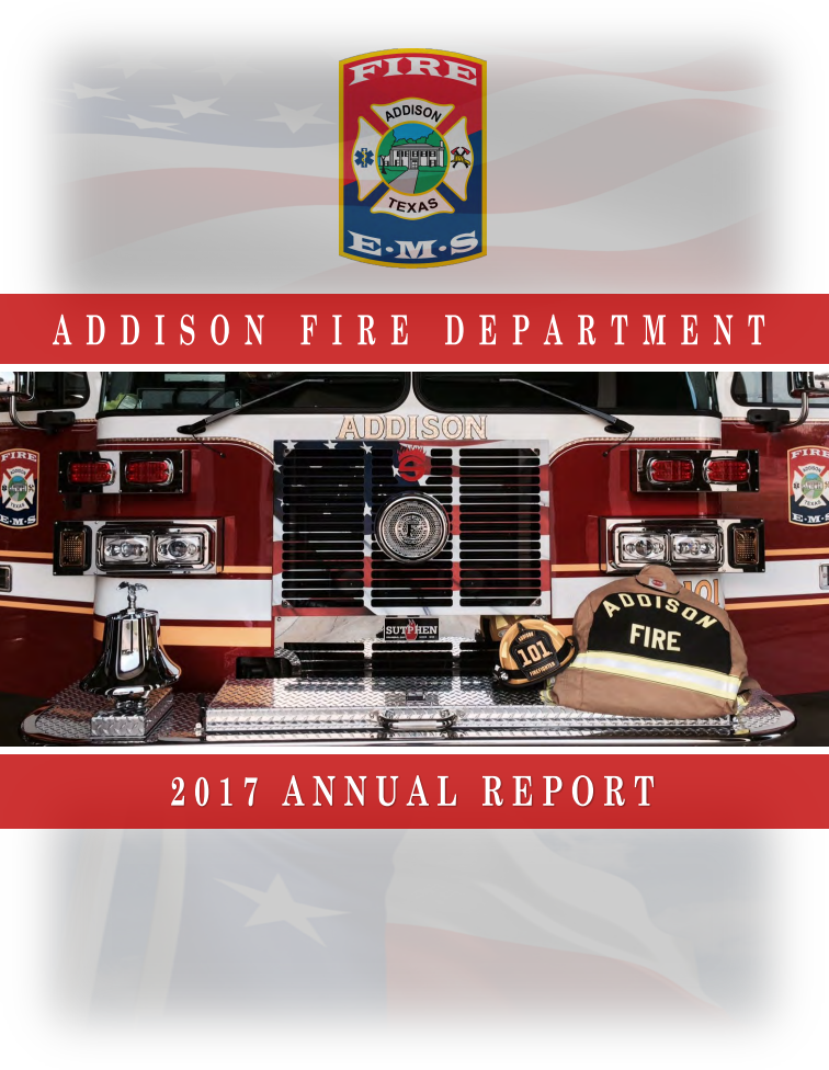 Addison Fire Department Annual Report 2017