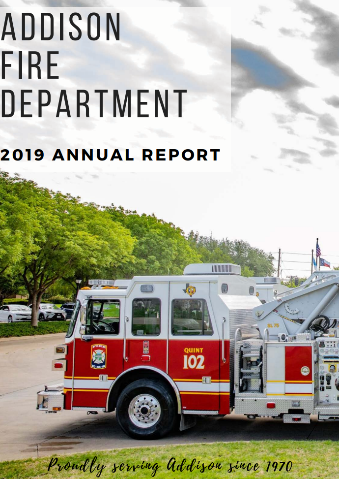 Addison Fire Department Annual Report 2019