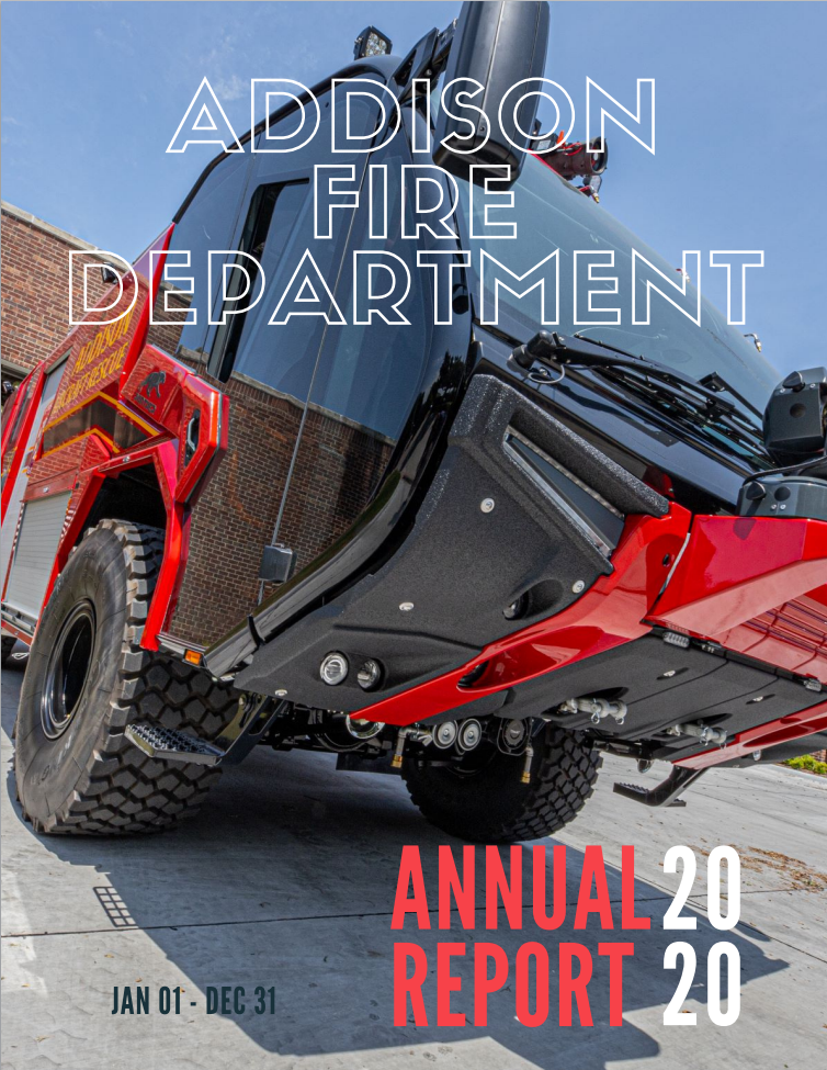 Addison Fire Department Annual Report 2020