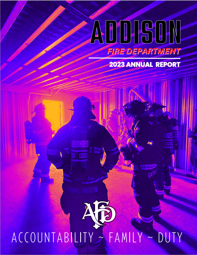 Addison Fire Department Annual Report 2023