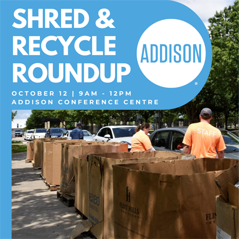 Shred and Recycle graphic